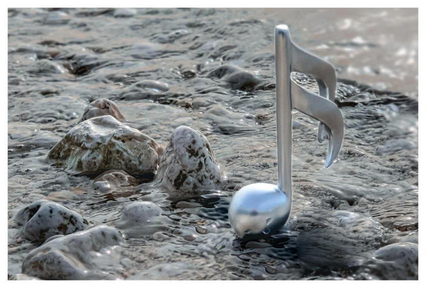 Music Note Symbol Sea