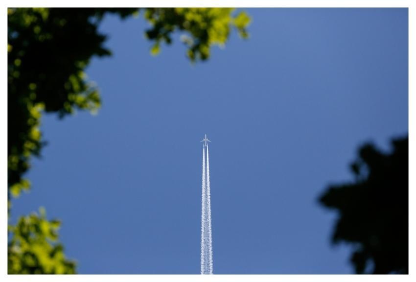 Plane Flying Strip Jet