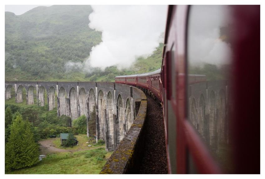 Train Monument Scotland Jacobite