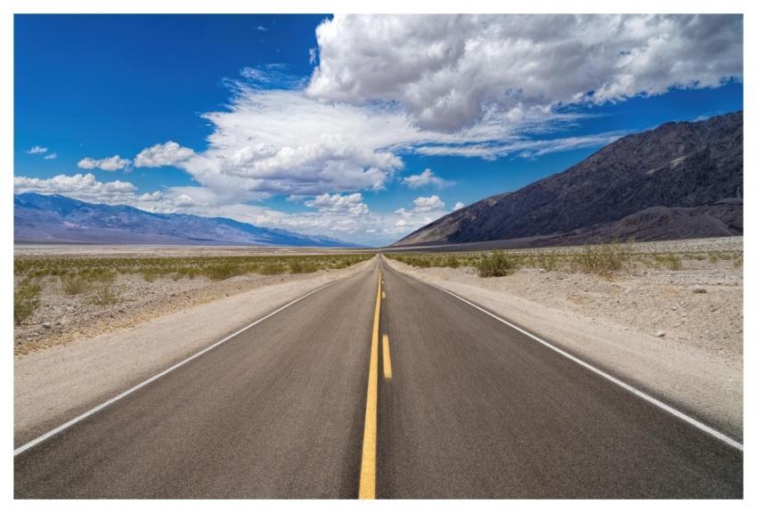 Death Valley Road Landscape Desert