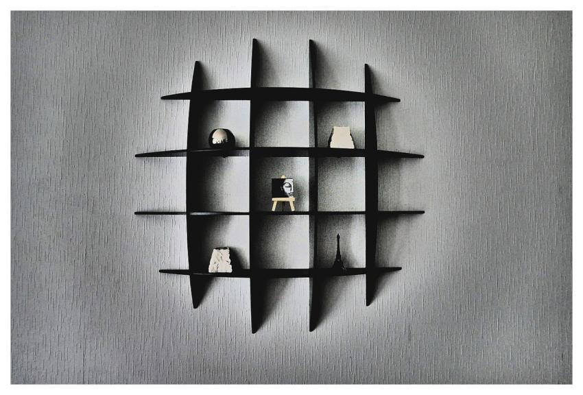 Wall Shelf Abstract Confused Artistic