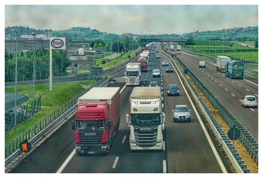 Highway Road Trucks Vehicles