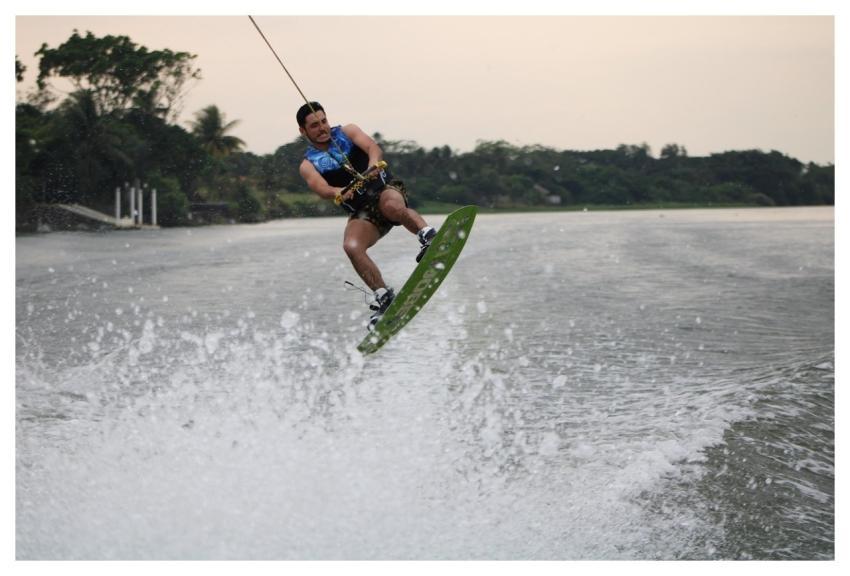 Wakeboarding River Water Sport Nature