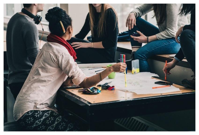 People Girls Women Students