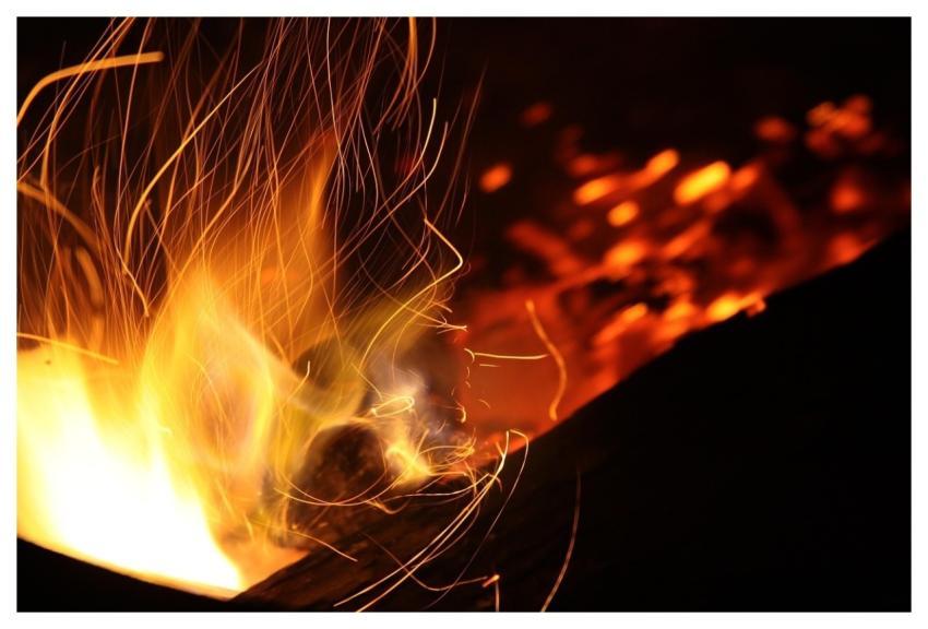 Abstract Blaze Bonfire Burn