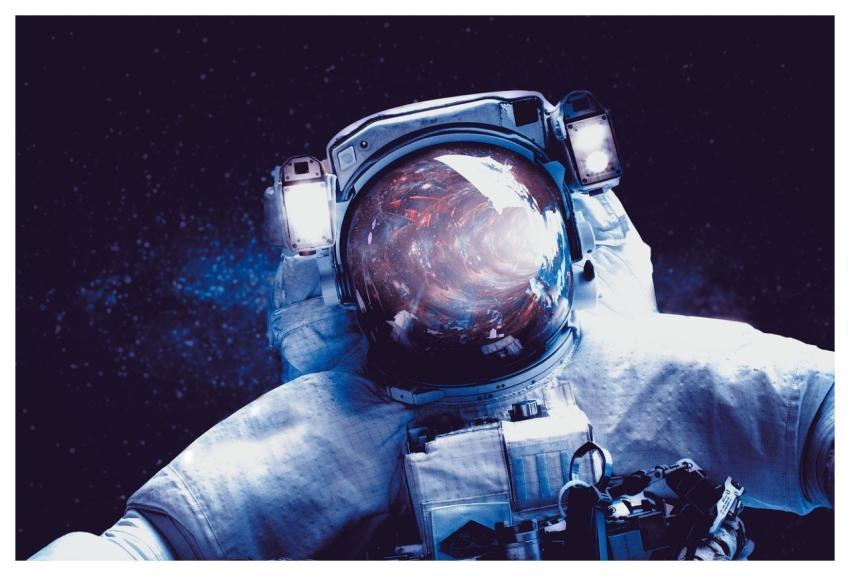 Astronomy Travel Man Spaceship