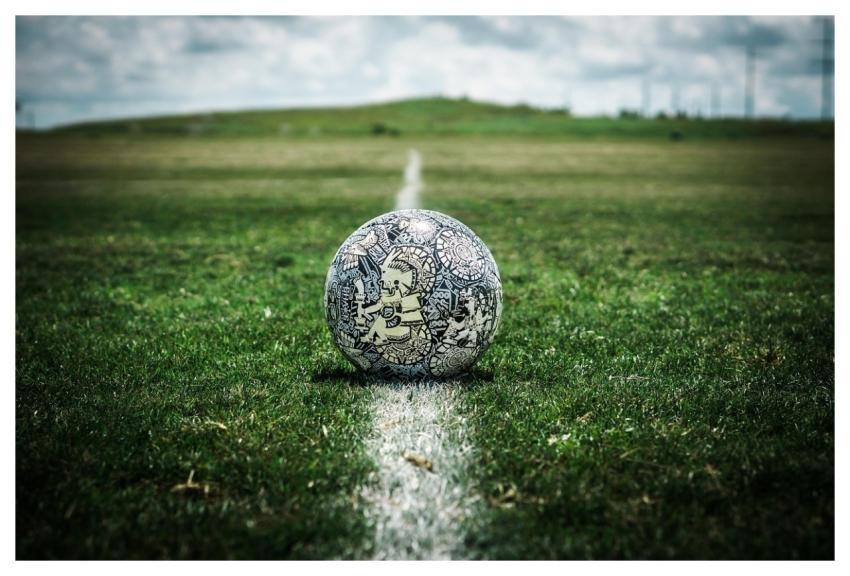 Soccer Ball Soccer Field Nature