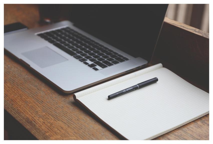 Desk Laptop Notebook Pen