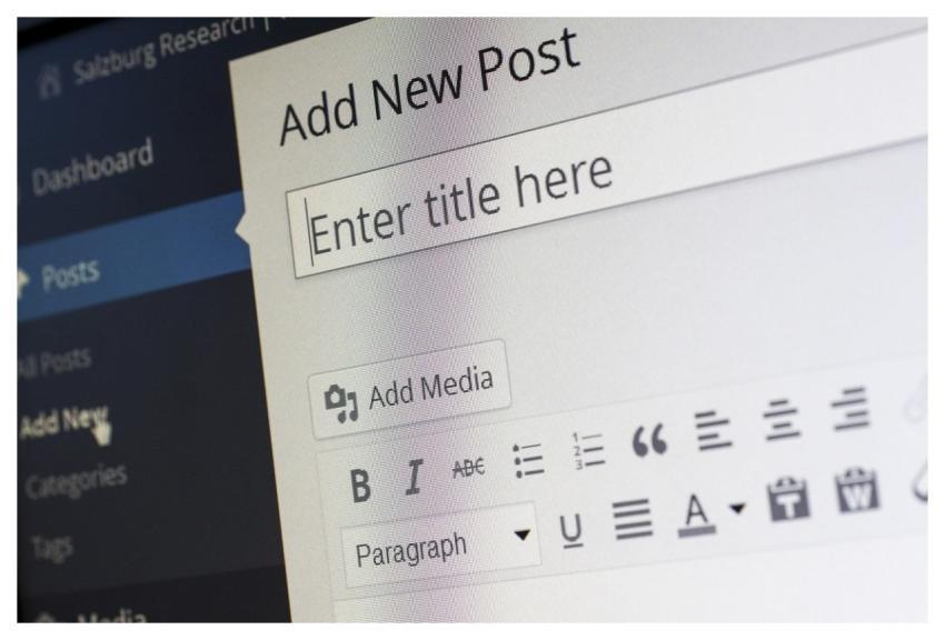 Wordpress Blogging Blogger Editor