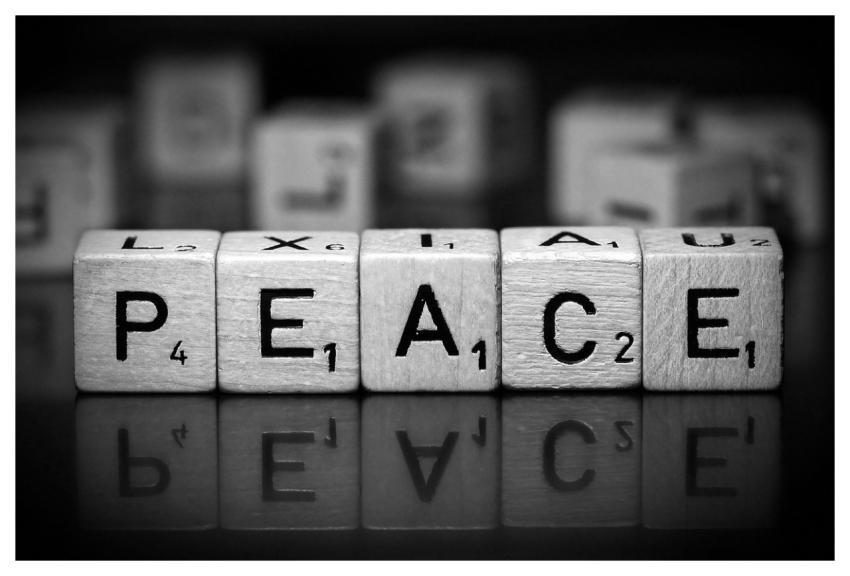 Letters Word Scrabble Peace