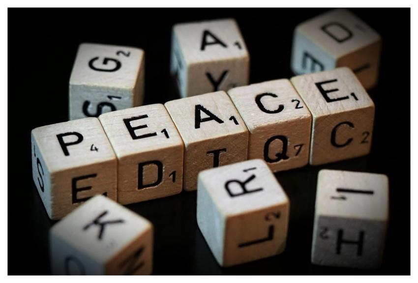 Letters Dice Peace Scrabble