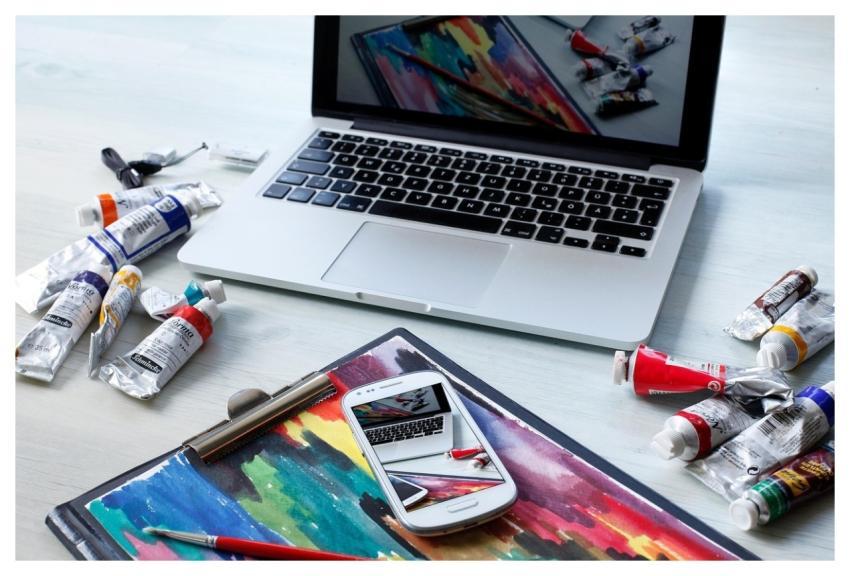 Workplace Macbook Computer Digital