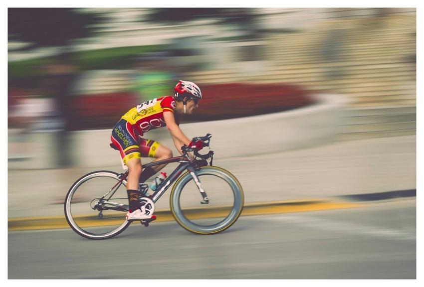 Motion Blur Cycling Bike Race