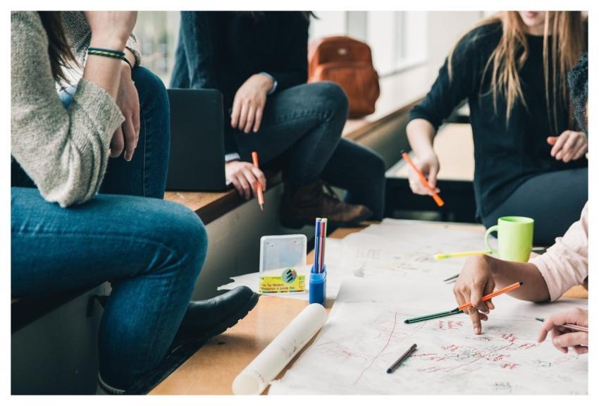 People Girls Women Students