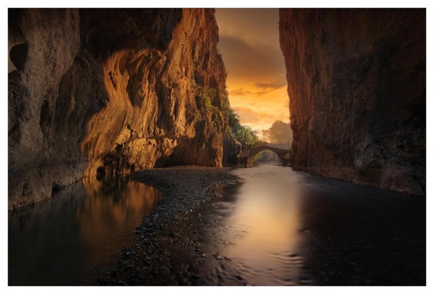 River Canyon Rocks Gorge