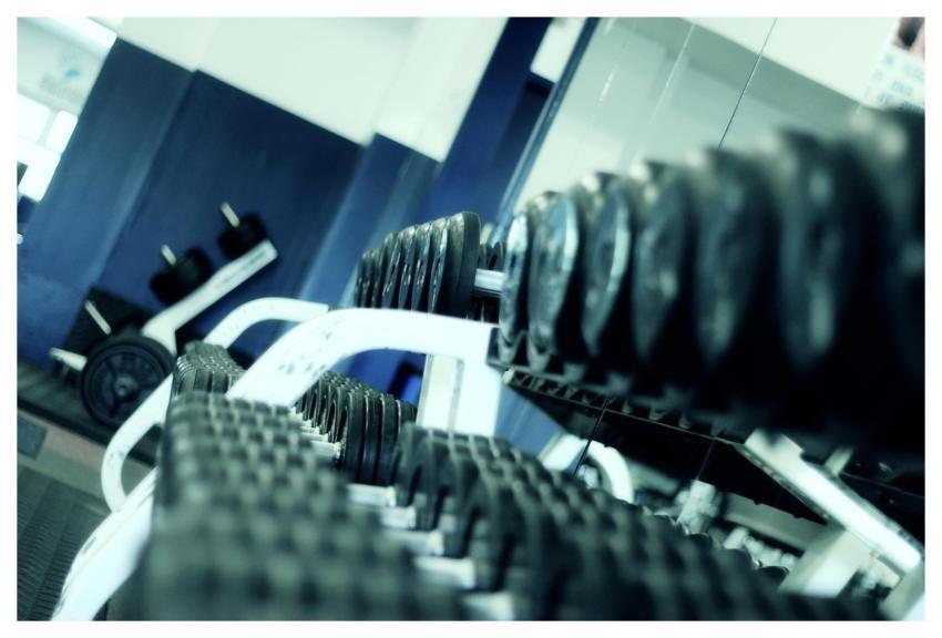 Weight Lifting Fitness Gym Perspective