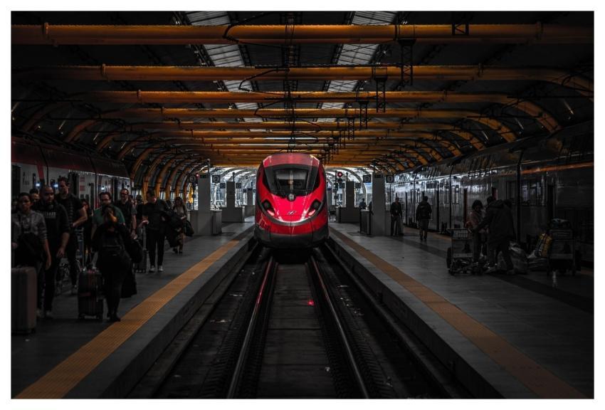 Railway Train Station Train Passenger