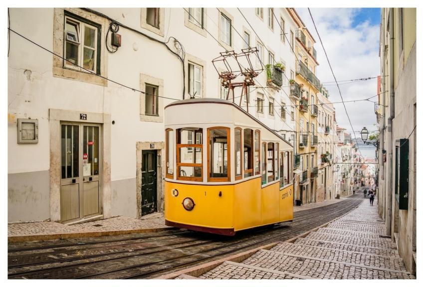 Lisbon Tram Portugal Means Of Transport