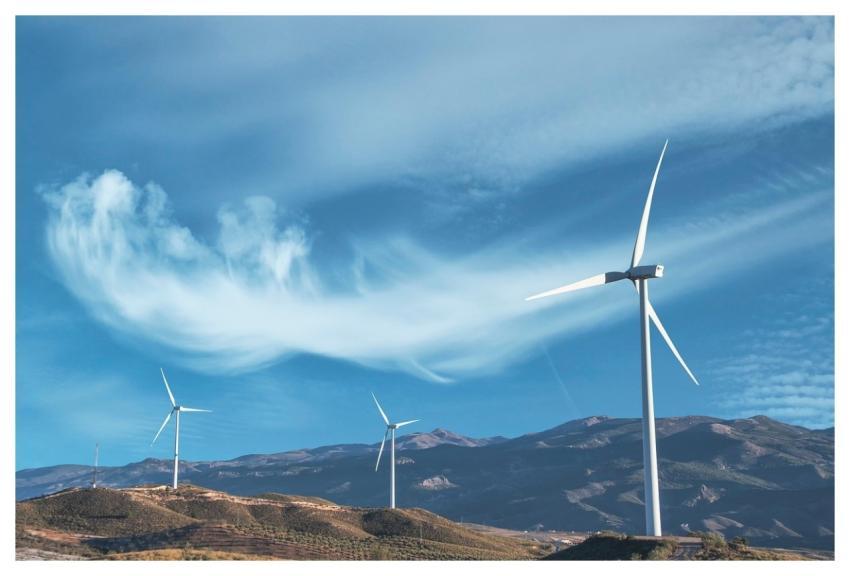 Wind Mills Energy Clouds Power