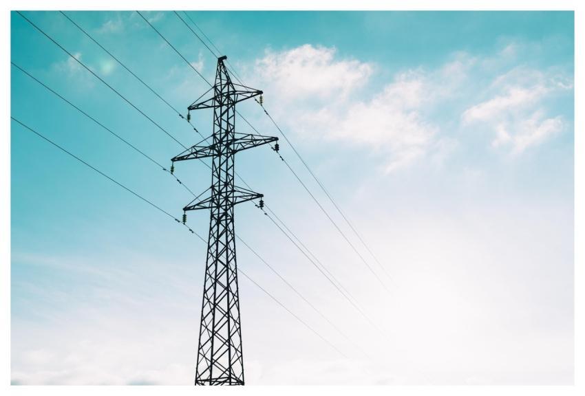 Power Lines Cables Tower Overhead Power Lines