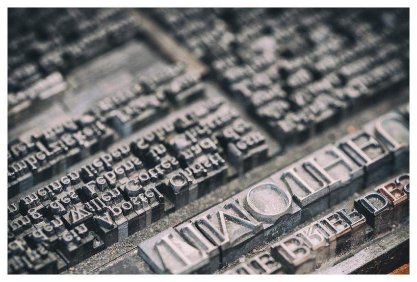 Letters Pressure Plate Pressure Printing House