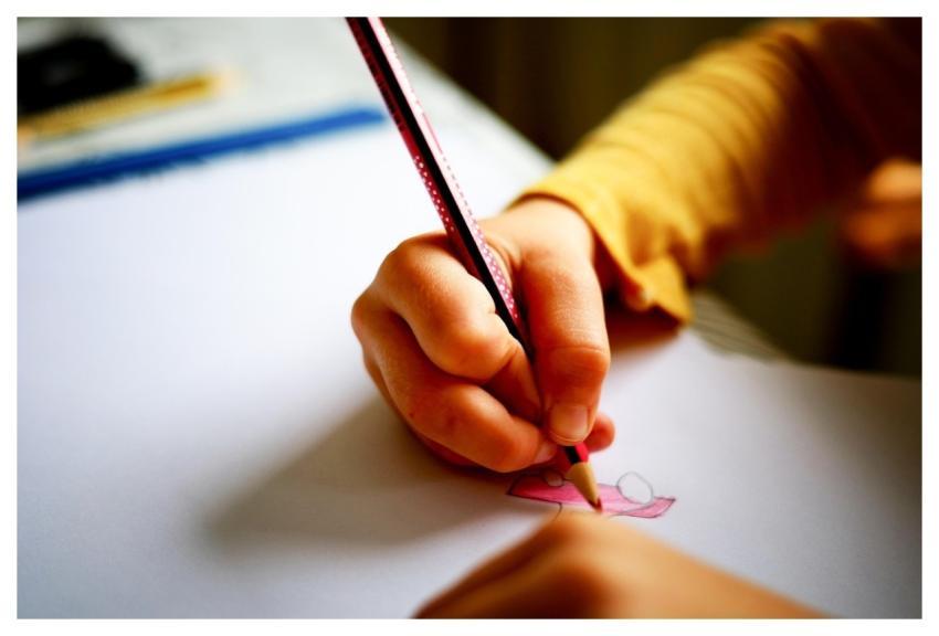 School Child Draw Paint