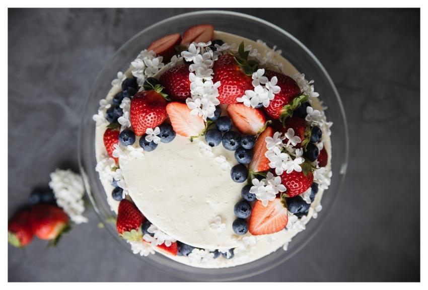 Berries Cake Summer Food