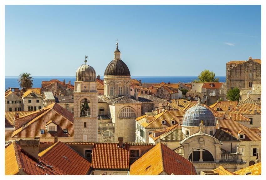 Dubrovnik Croatia Adriatic Red