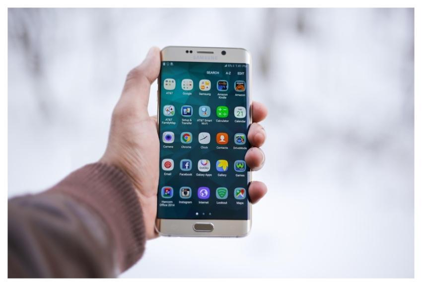 Samsung Smartphone Hand Holding