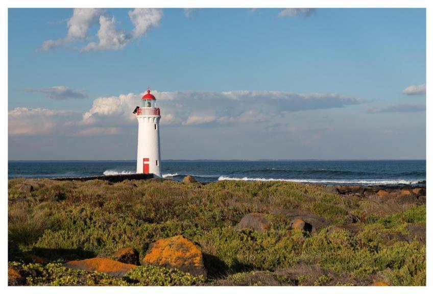 Lighthouse Beach Sea Ocean