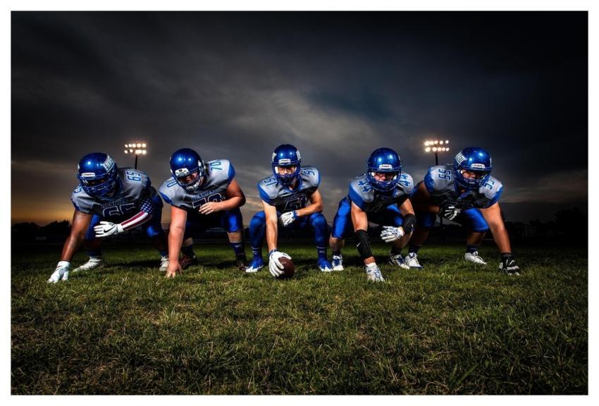 Athletes American Football Players Nature