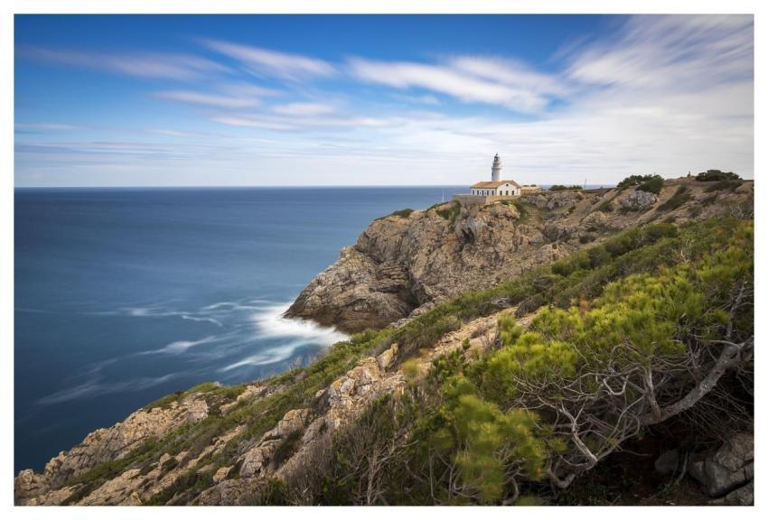 Lighthouse Coast Mediterranean Sea