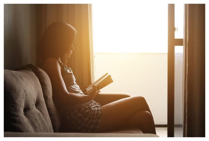 Reading Woman Girl Book