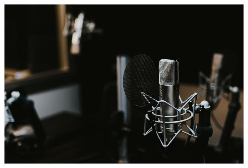 Recording Studio Indoors Mic Microphone