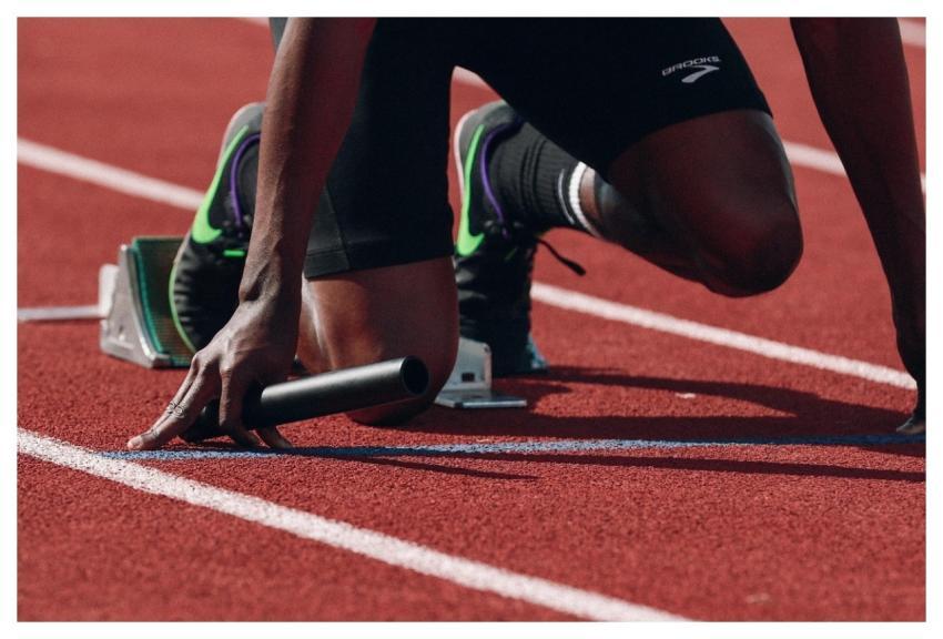 Athlete Runner Sprint Fast