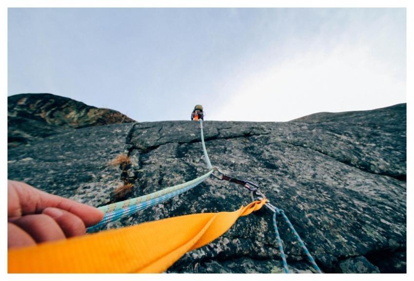 Rock Climbing Ropes Rock Climber Cliff