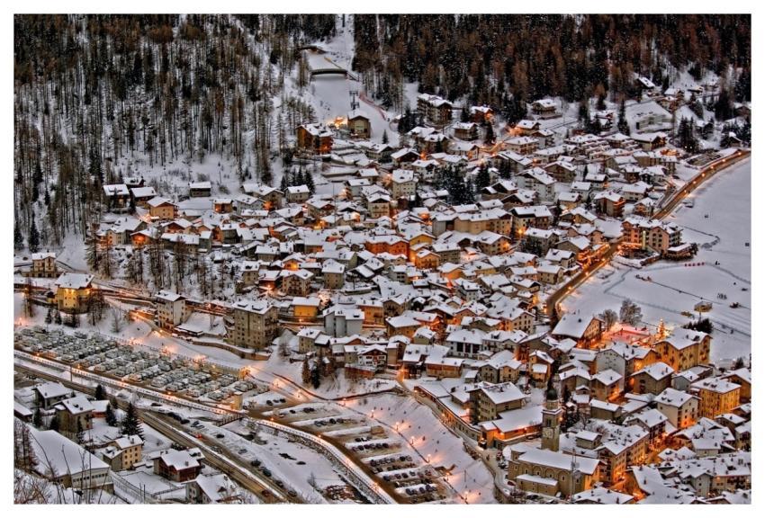 Mountain Village Valle D'aosta Winter Alps