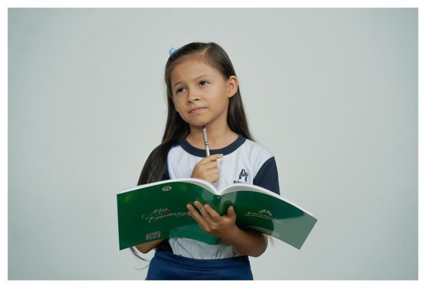 Little Girl School Education Thinking