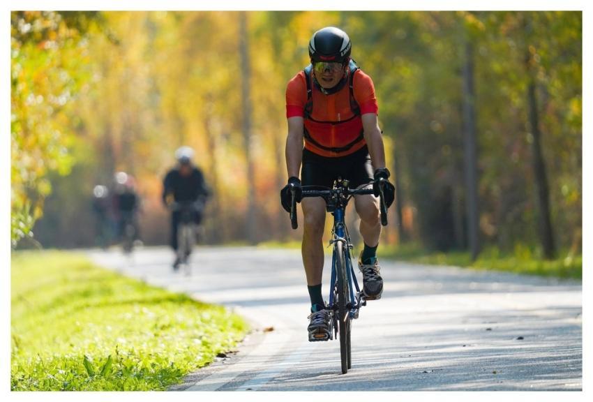 Cyclist South Korea Park Bicycle
