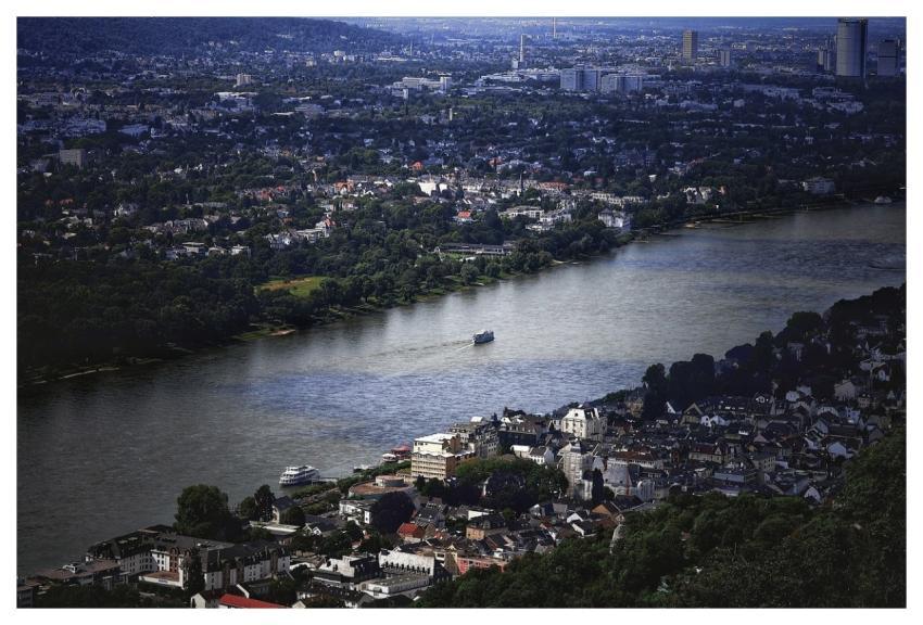Flow Rhine City Germany