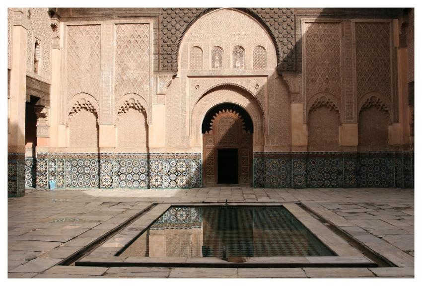 Morocco Quranic School Swimming Pool Courtyard