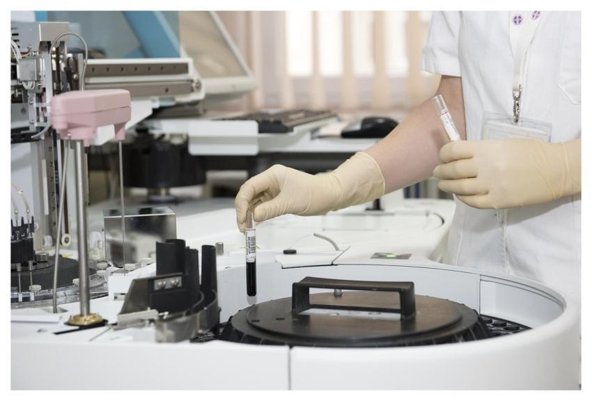 Laboratory Test Tubes Healthcare Worker Hospital