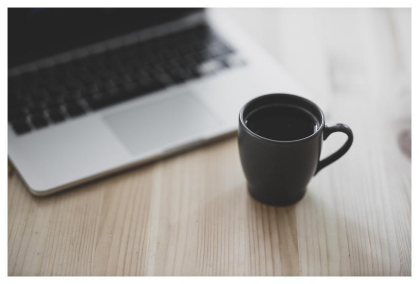 Coffee Laptop Work Computer