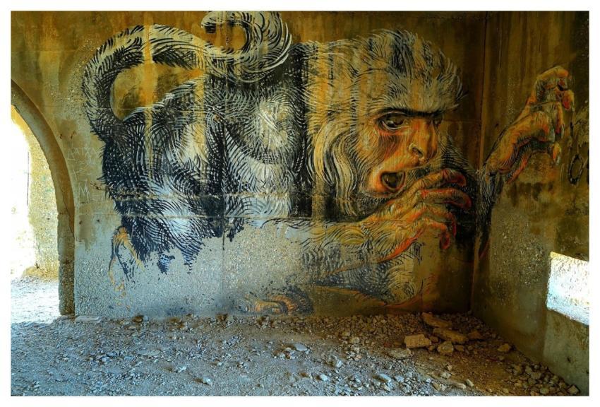 Graffiti Art Painting Lost Place