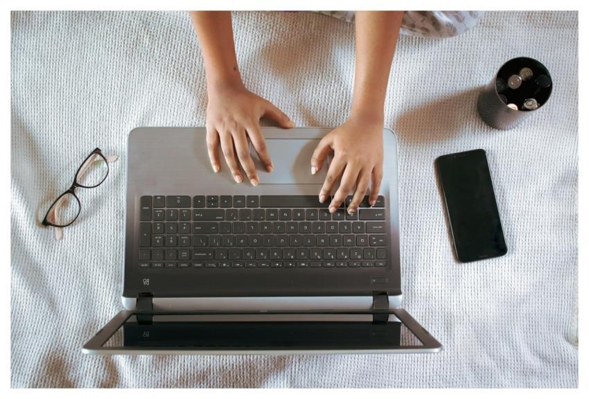 Flatlay Home Gadgets Laptop