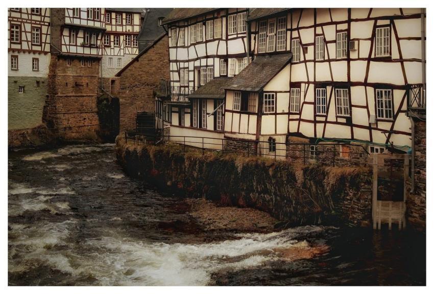 City River Houses Facade