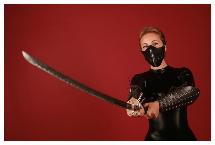 Woman Samurai Ninja Cosplay