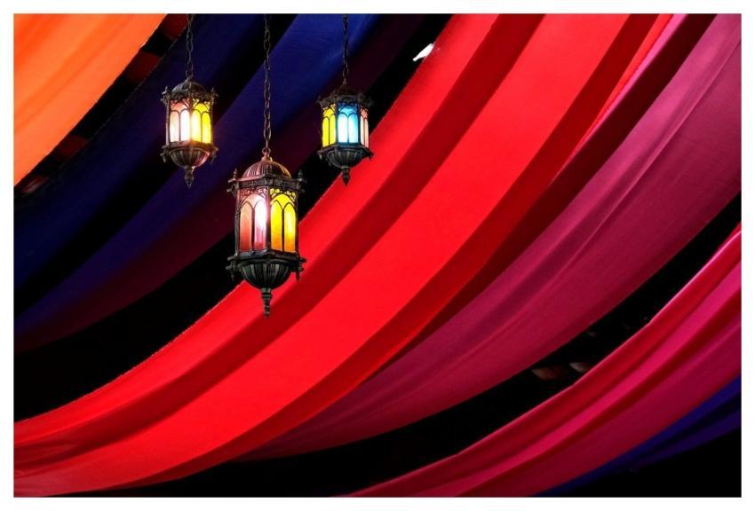 Lantern Flag Ceiling Architecture Interior