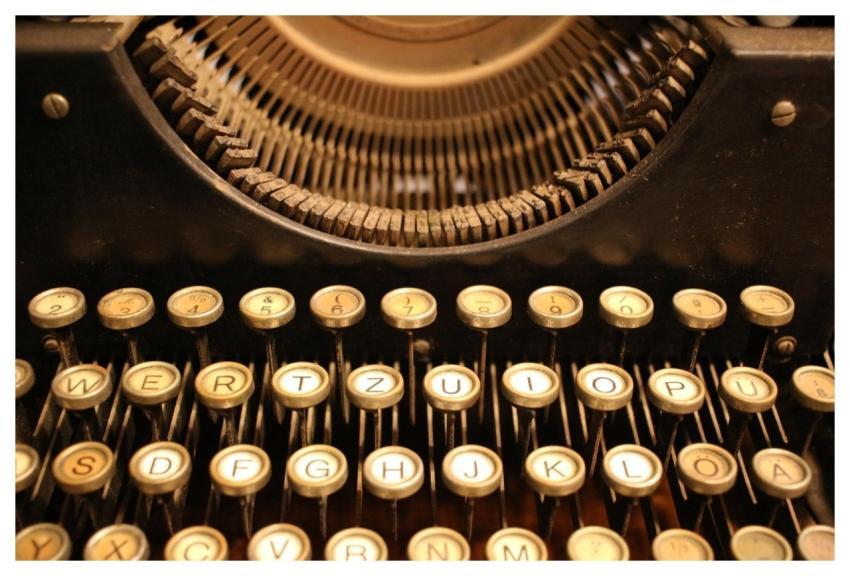 Typewriter Keyboard Old Rarity