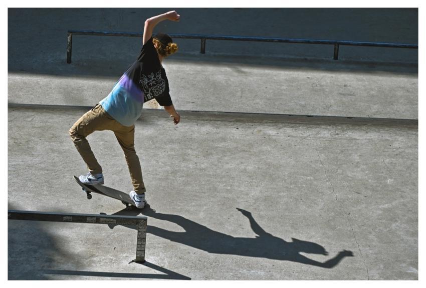 Skateboarding Man Skater Skateboarder